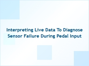 Diagnosing Sensor Failure Through Live Data Interpretation